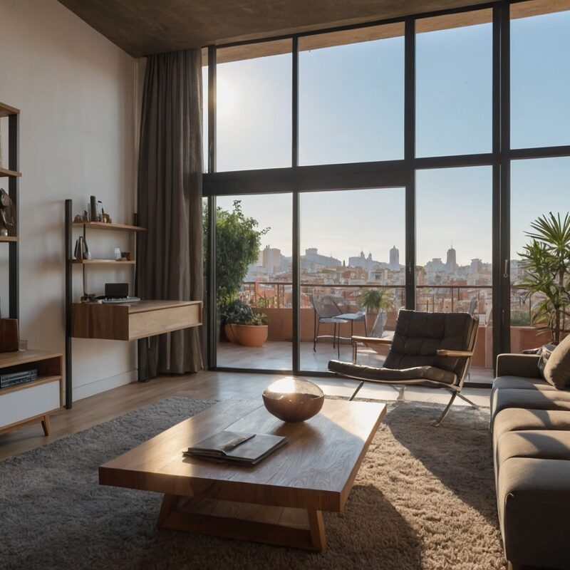 Render de proyecto de arquitectura en barcelona espana