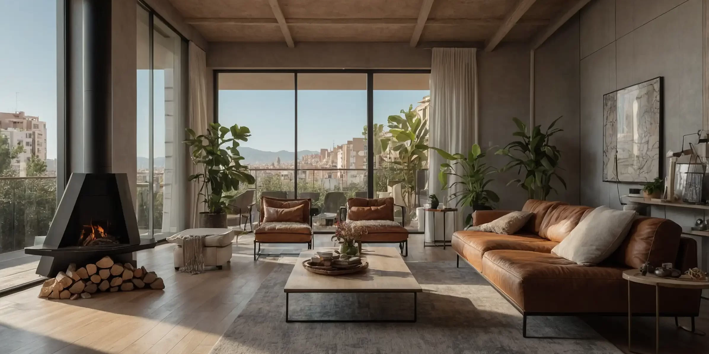 Ejemplo de visualización profesional para arquitectura inmobiliaria de lujo