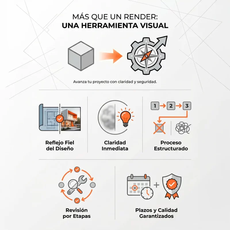 proceso de jorge peralta para crear renders de proyectos arquitectonicos realistas y promover cada uno con clientes